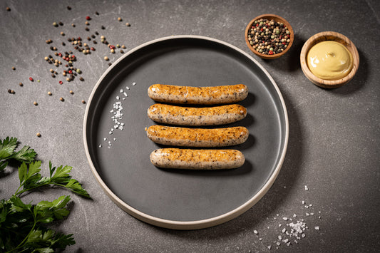 Grobe Hähnchenbratwurst – Mr. Chick'n