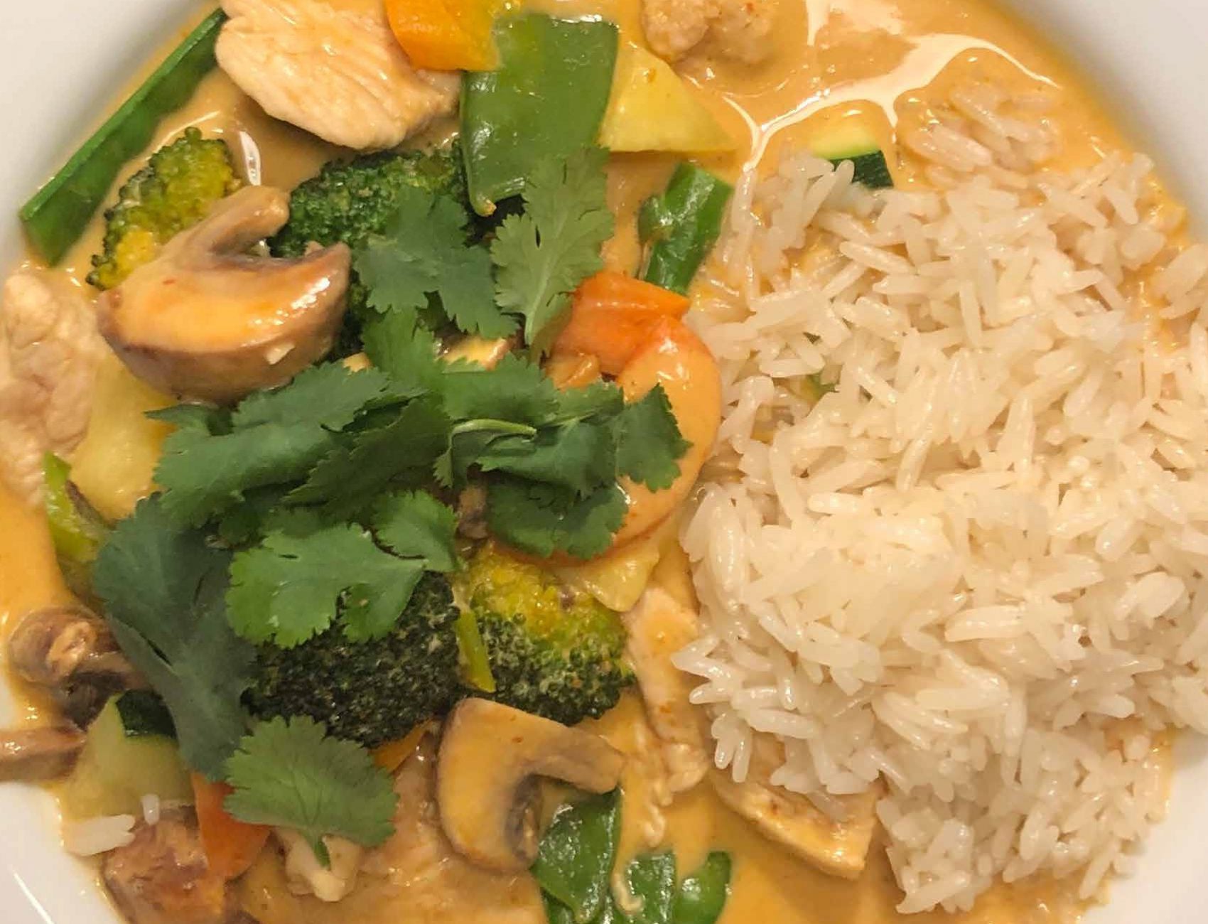Thai-Curry mit Bio-Hähnchenbrust