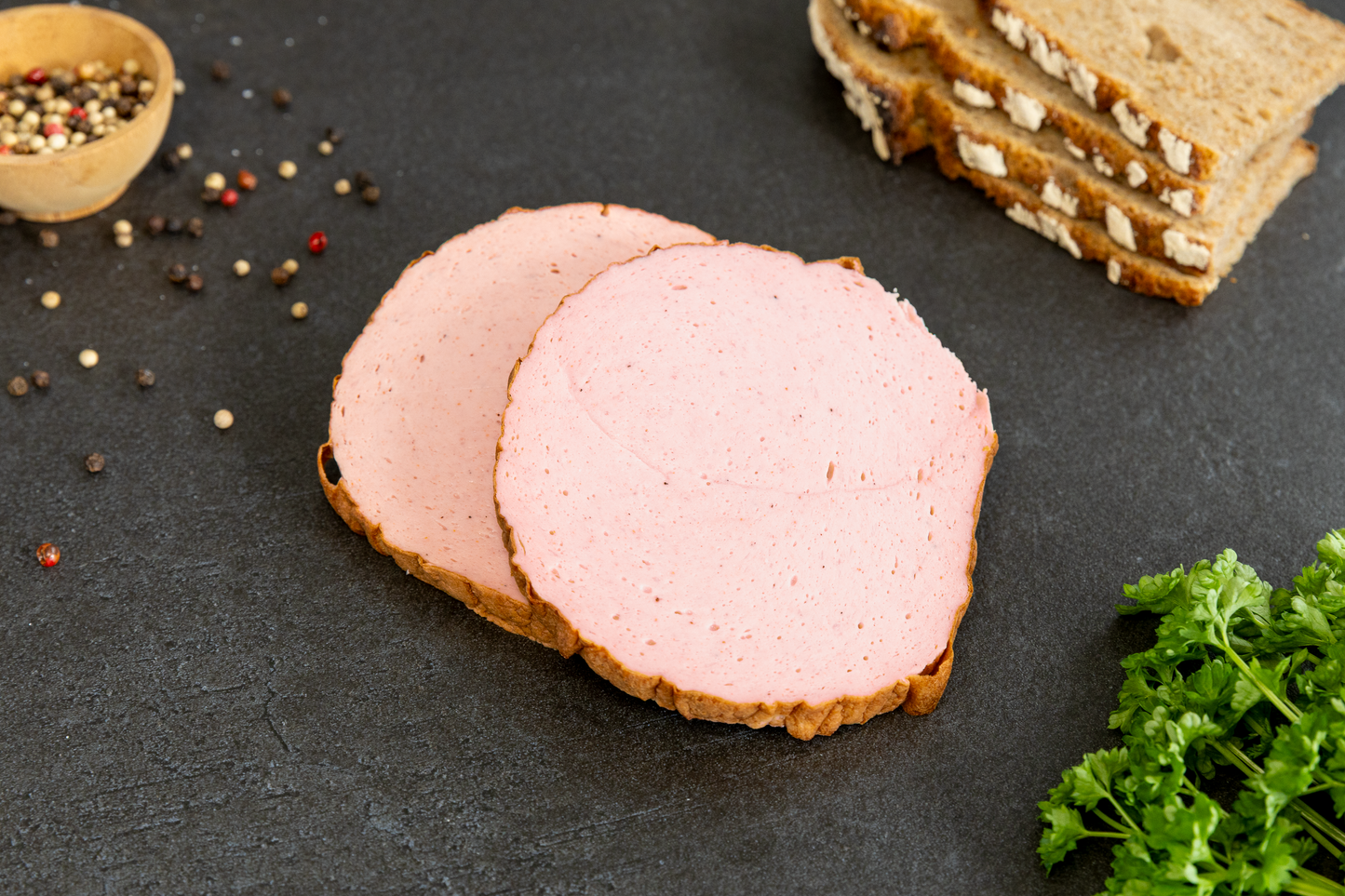 Bio Puten-Leberkäse - Brotzeitscheiben- geschnitten