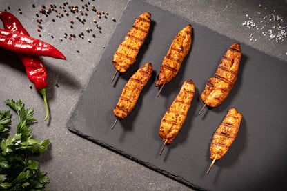 Bio-Hähnchenbrust-Innenfiletspieß, Marinade Paprika