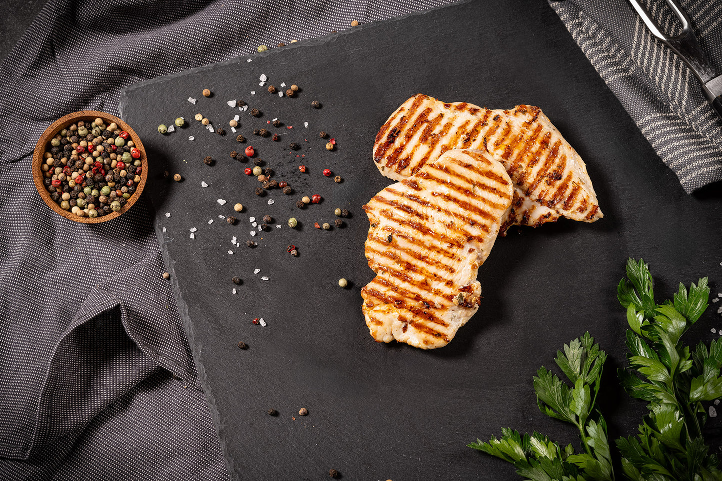 Bio-Hähnchenbruststeaks, Joghurt-Knoblauch-Marinade