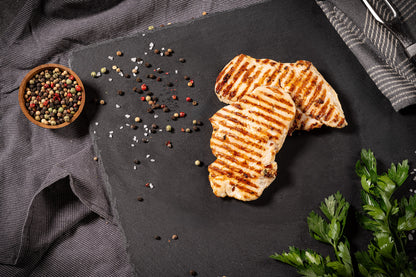 Bio-Hähnchenbruststeaks, Joghurt-Knoblauch-Marinade