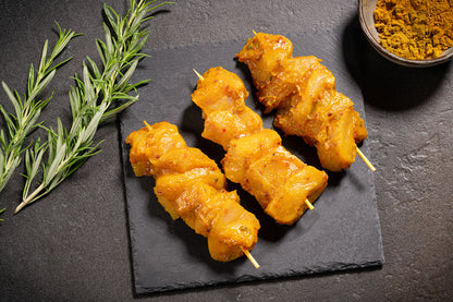 Bio-Hähnchenspieß Marinade Curry