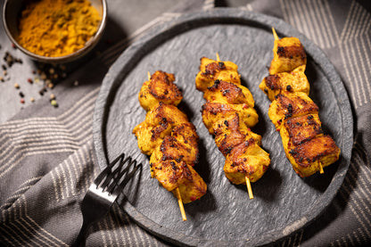 Bio-Hähnchenspieß Marinade Curry